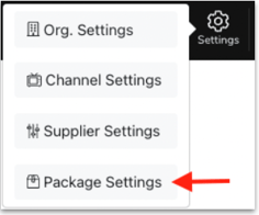 1. Package Settings