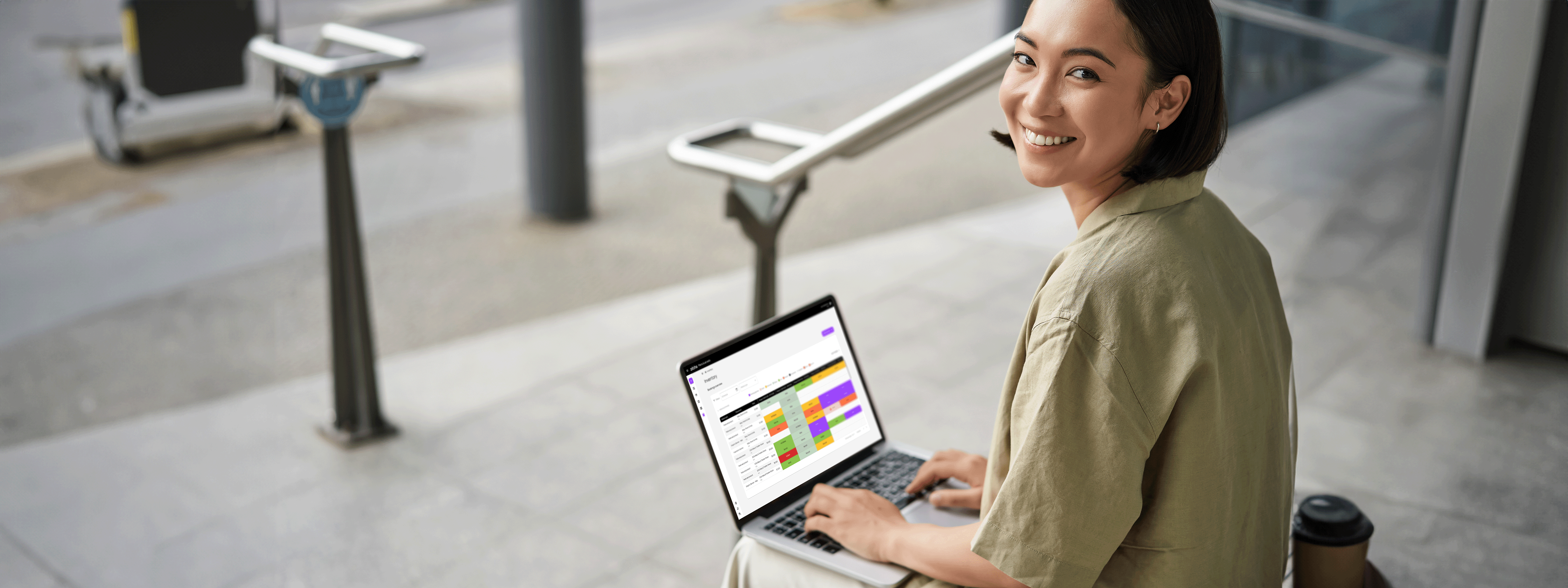 young-smiling-woman-asiasrdn-digital-nomad-using-computer-outdoors-student-works-project-with-laptop